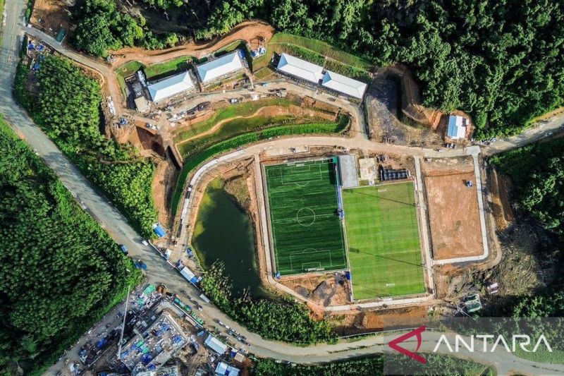 Pusat pelatihan sepak bola di Kota Nusantara yang sedang dibangun PSSI