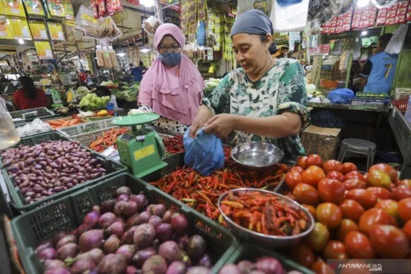 Ilustrasi Harga Sembako - Pedagang pangan.