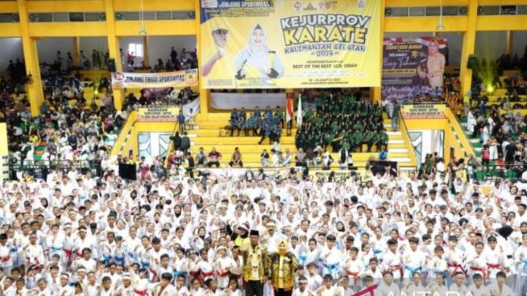 Gubernur Kalsel Sahbirin Noor Resmikan Kejurprov Karate, 2.703 Atlet Ikuti Piala Best Of The Best Acil Odah