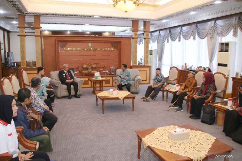 Penjabat Gubernur Kalbar Harisson menerima kunjungan Komisi Nasional Disabilitas RI di Pontianak, Kamis (29/8/2024).