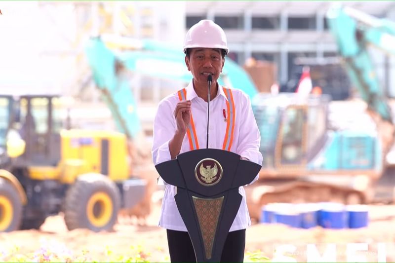 Presiden Jokowi di Alumina
