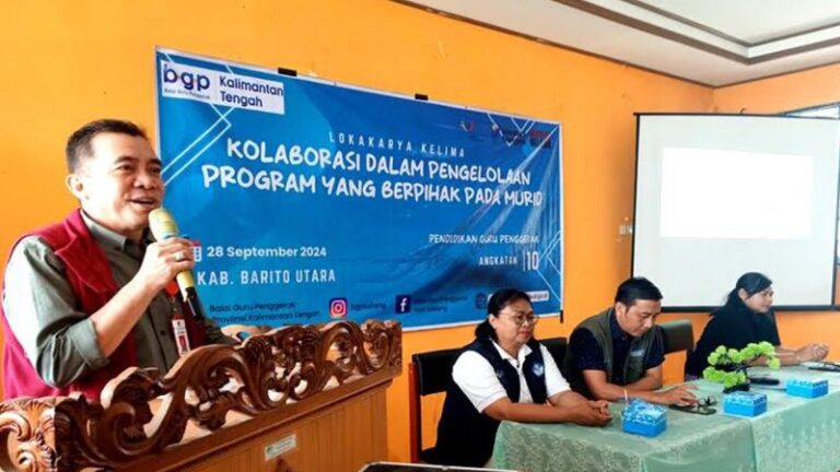 Dinas Pendidikan Barito Utara dan BPG Kalimantan Tengah Gelar Lokakarya Kolaboratif Guru Penggerak