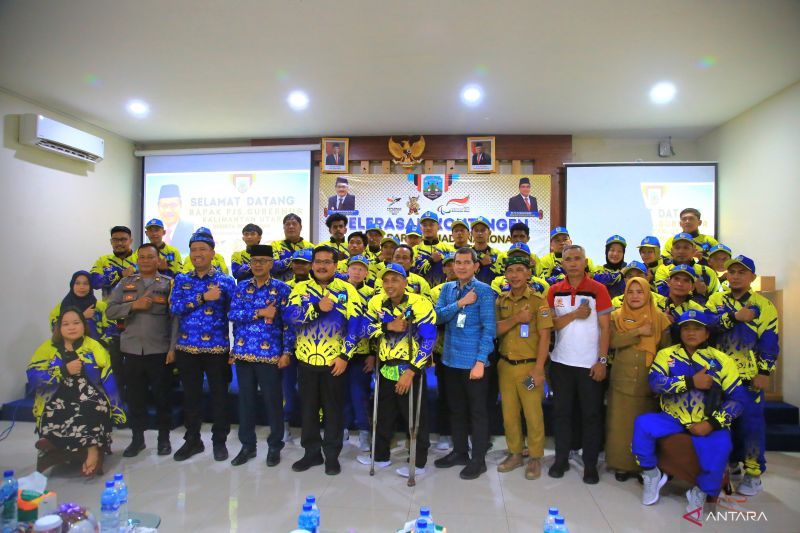 Kontingen Atlet Disabilitas Kaltara Siap Berlaga di Peparnas XVII Solo