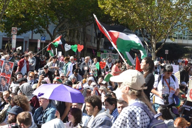Demo Pro Palestina di Australia