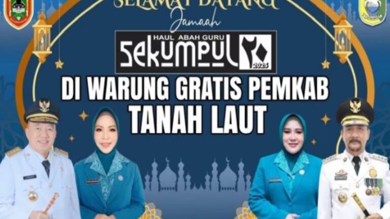 Haul Guru Sekumpul, Pemkab Tanah Laut Sediakan Warung Gratis