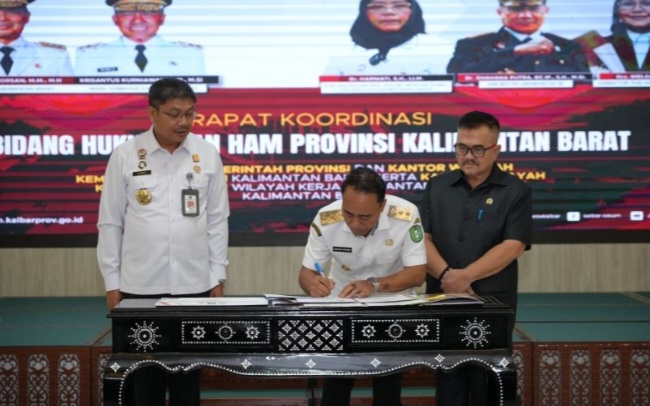 Kalbar Perkuat Posbakum Desa dan Sinergi Lembaga untuk Keadilan Merata