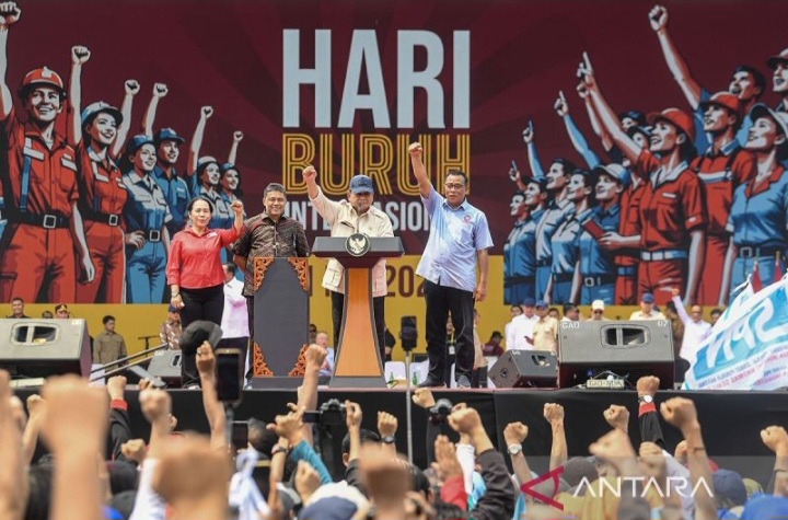 May Day 2025: Prabowo Tegaskan Komitmen Lindungi dan Sejahterakan Buruh