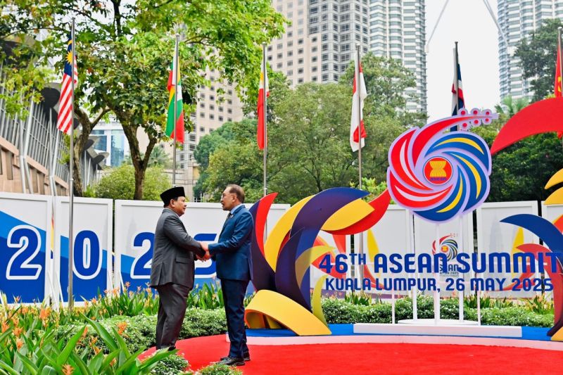 Prabowo Subianto dan Anwar Ibrahim