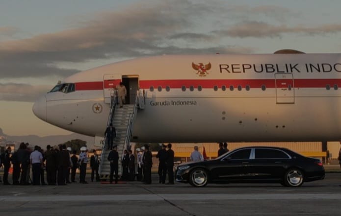 Hadiri KTT BRICS, Presiden Prabowo Sudah Tiba di Rio De Janeiro