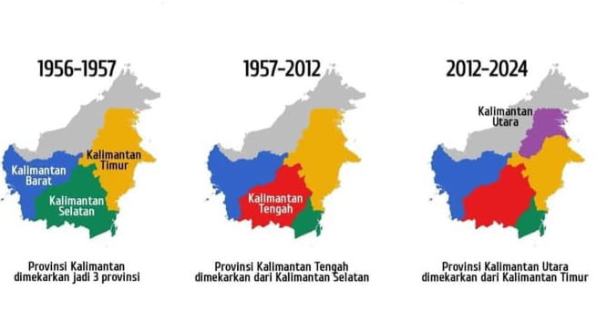 Ini Delapan Nama Provinsi Baru di Kalimantan, Usulan ke Kemendagri hanya Empat