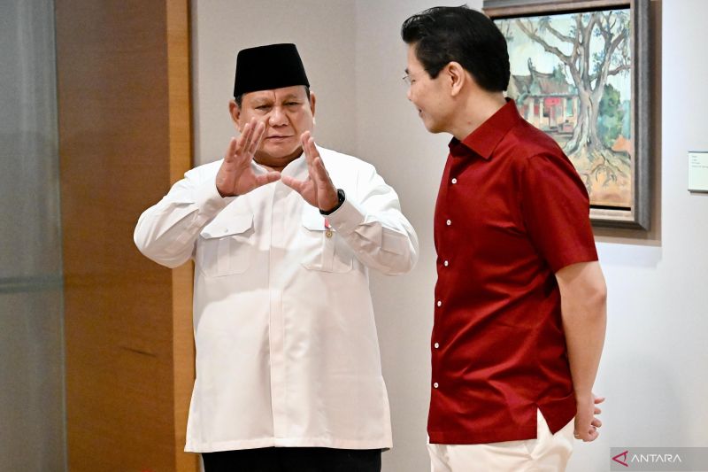 Prabowo Subianto di Singapura