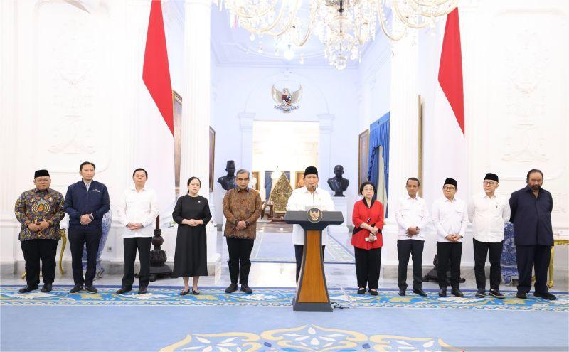 Presiden Prabowo Subianto dan Ketua Partai