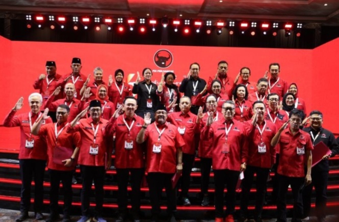PDIP Umumkan Kepengurusan Baru 2025–2030, Megawati Rangkap Jabatan Sekjen