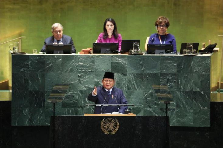 Presiden Prabowo Pidato di PBB