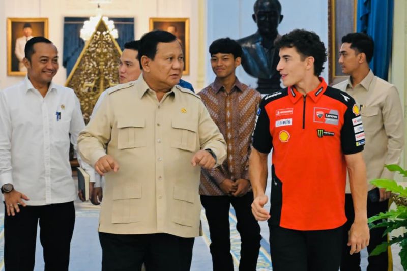 Marc Marquez dan Presiden Prabowo