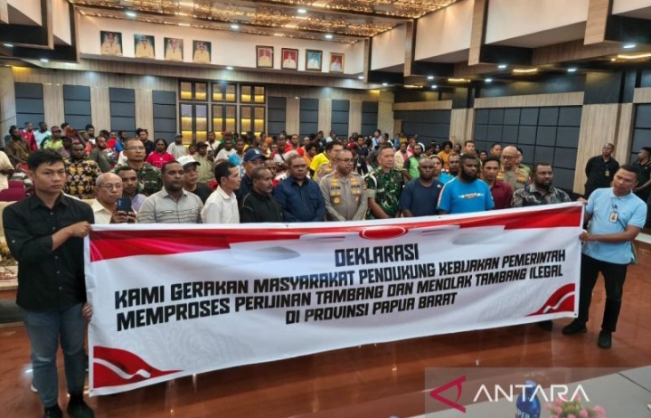 Masyarakat Adat Sepakat Hentikan Aktivitas Tambang Ilegal di Manokwari