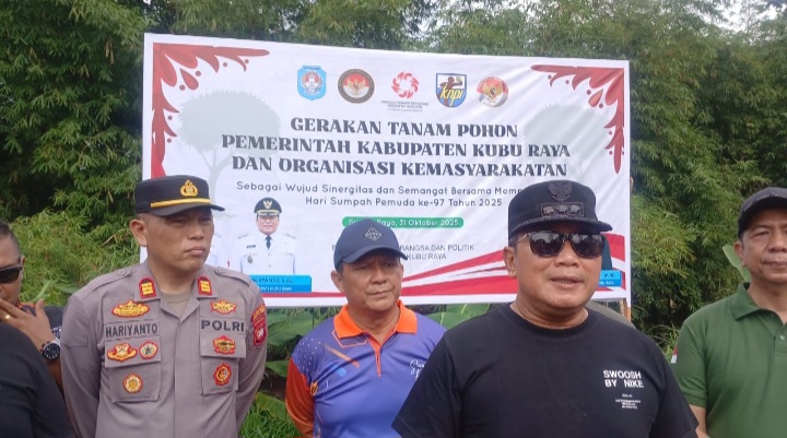 Gerakan Tanam Pohon Bersama, Komitmen Kubu Raya Lawan Pemanasan Global