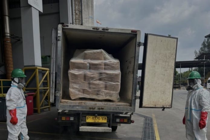 Satgas Musnahkan 5,7 Ton Udang Terkontaminasi Cesium-137