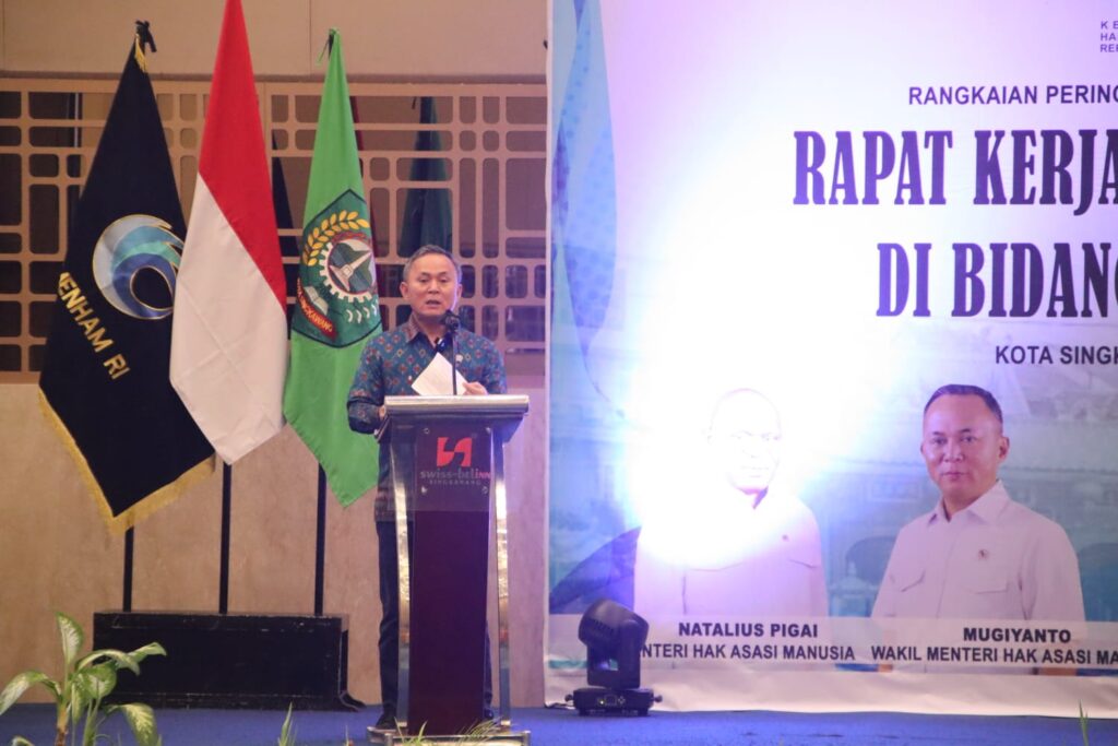 Rapat Kerja bidang HAM di Singkawang 