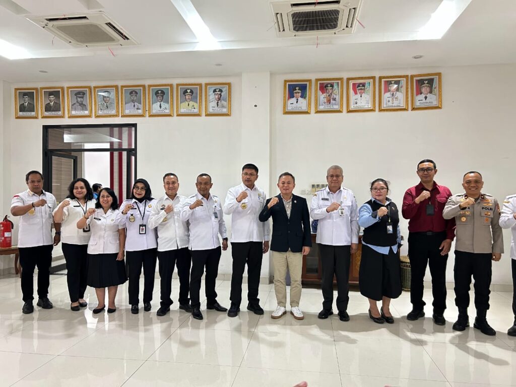 Sekda Kalbar Harisson Sambut Wamen HAM Mugiyanto