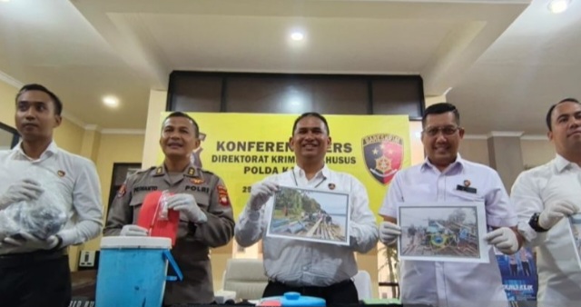 Polda Kalbar Ungkap 38 Kasus Tambang Emas Ilegal dengan 73 Tersangka