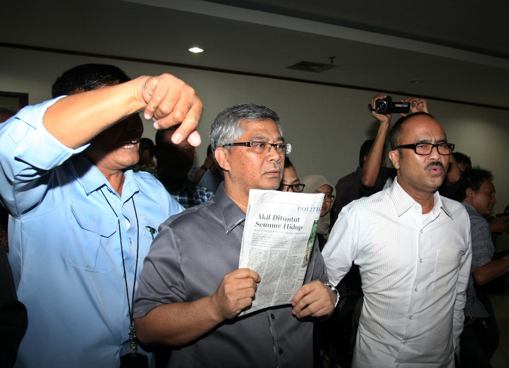 Akil Mochtar_Pengadilan