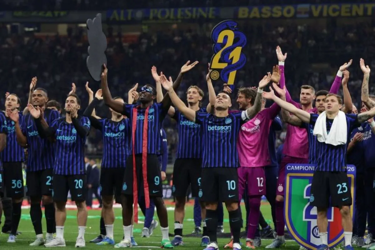 Inter Milan Juarai Liga Italia