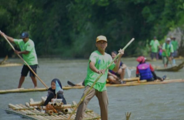 Festival Bamboo Rafting