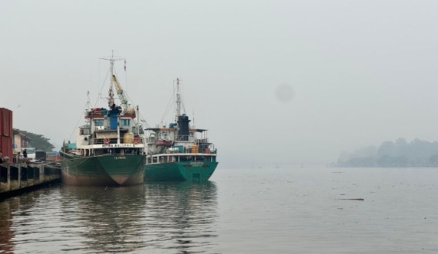 Jarak Pandang di Kaltara 500-4.000 Meter akibat Asap Karhutla