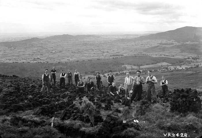 Lahan gambut Irlandia.