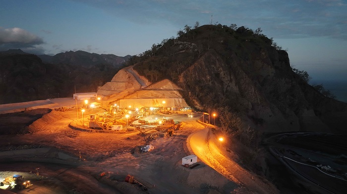 Lokasi tambang PT Merdeka Copper Gold.