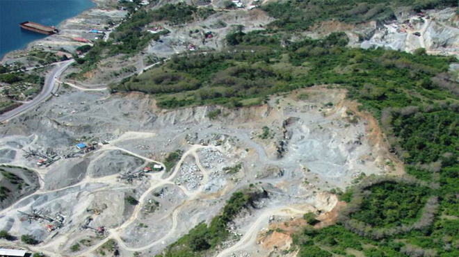 Lokasi bekas tambang emas Poboya.