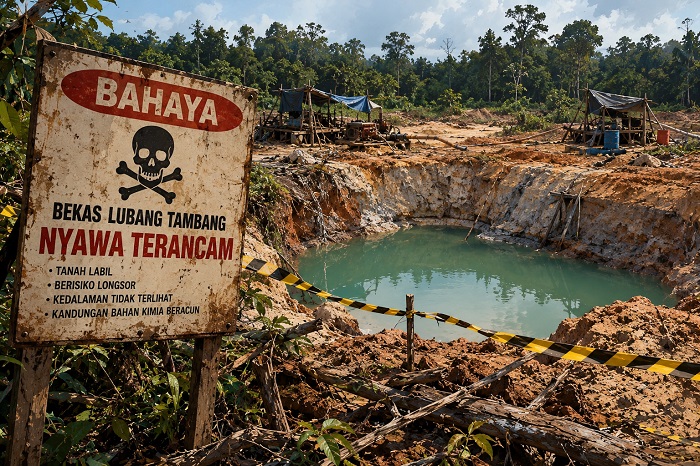 Tambang emas ilegal Sangihe.