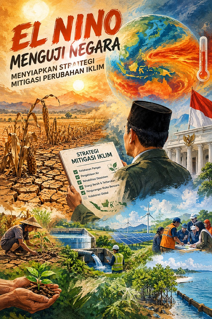 Ilustrasi negara menghadapi perubahan iklim.