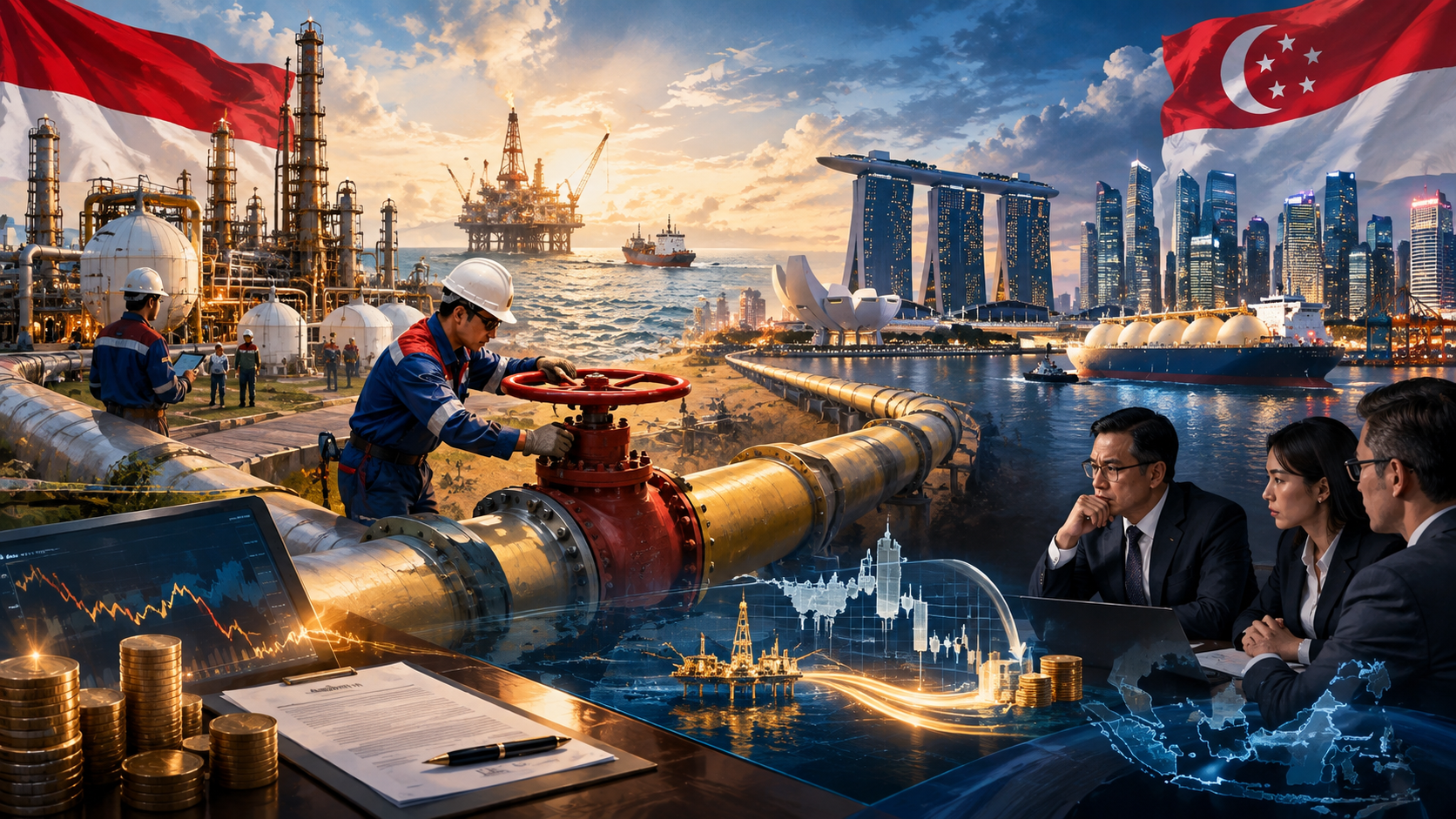 Ekonom Ingatkan Persepsi Negatif Investor Akibat Pemangkasan Ekspor Gas ke Singapura