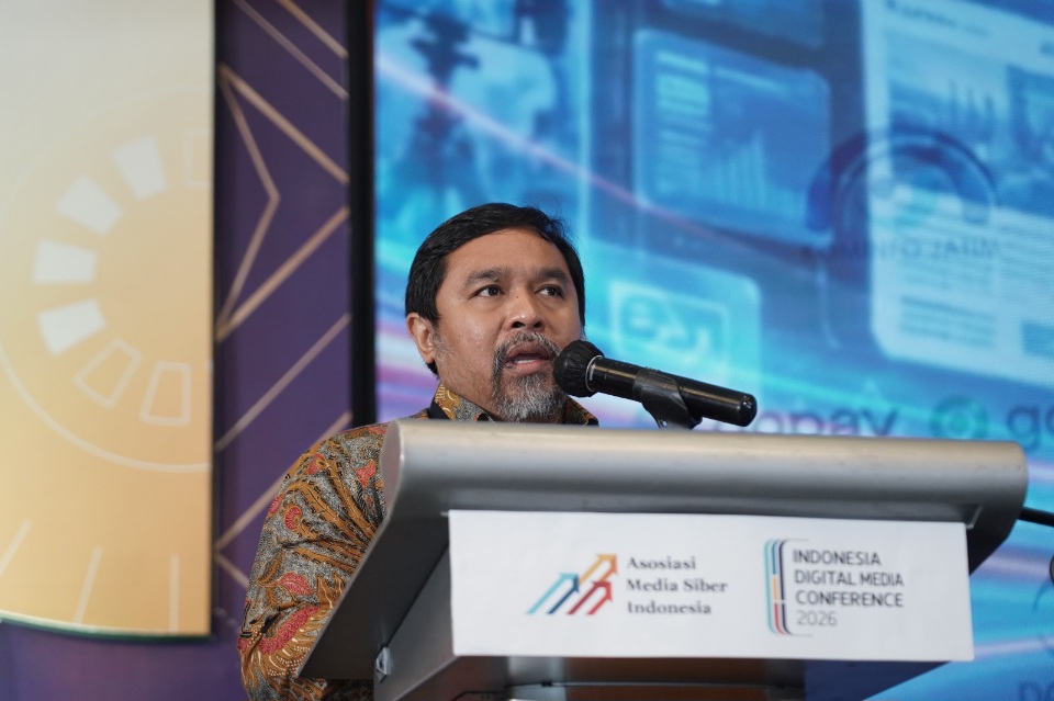 IDMC 2026 AMSI, Wahyu Dhyatmika: Industri Media Hadapi Tantangan Serius Terkait Kepercayaan Publik.