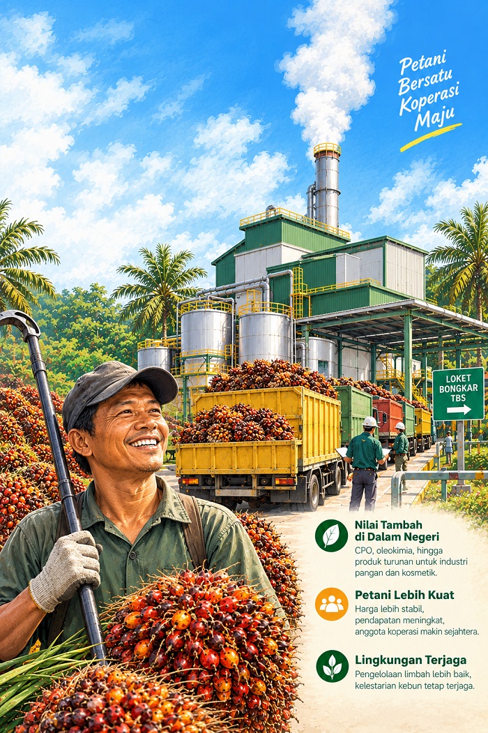 Menkop Dorong Petani Kelapa Sawit Bangun Pabrik CPO: BUMN Begitu-begitu Saja