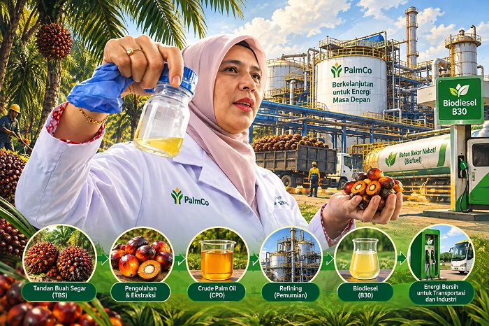 Peneliti BRIN kembangkan biofuel dari minyak sawit.